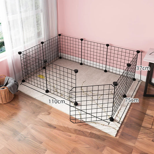 Indoor Rabbit Enclosure | Iron Mesh Fence Free Splicing