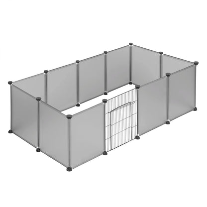DIY Rabbit Playpen | Metal Wire Modular Enclosure with Door