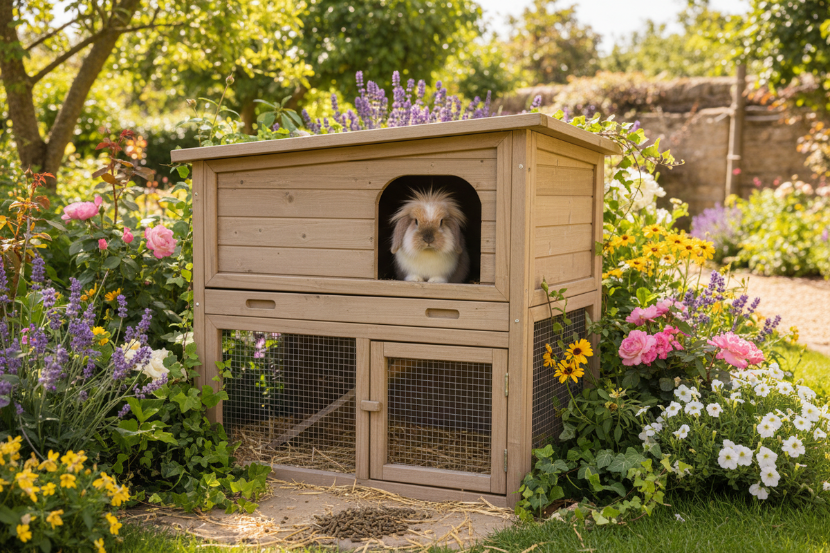Outdoor Rabbit Hutches