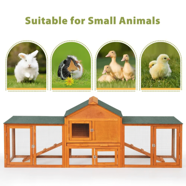 84 Large Indoor Outdoor Waterproof Roof Rabbit Cage Larger Living Space