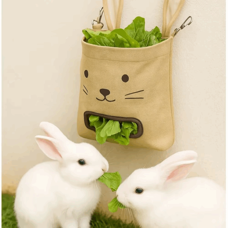 Convenient Hanging Rabbit Hay Bag