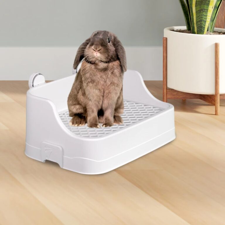 Large Capacity Rectangular Rabbit Litter Box
