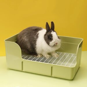 Rabbit Litter Box with Anti-Splash Design